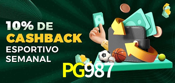 10% de bônus de cashback na PG987