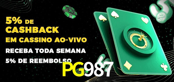 Promoções do cassino ao Vivo PG987